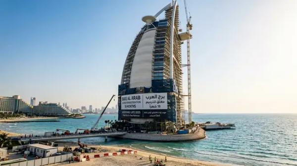 Знаменитый Burj Al Arab «Парус» в Дубае закроют на масштабную реставрацию на 18 месяцев Знаменитый Burj Al Arab «Парус» в Дубае закроют на масштабную реставрацию на 18 месяцев