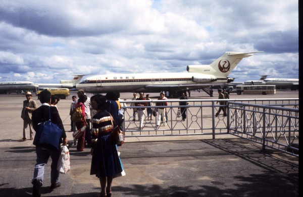 Москва &mdash; Сибирь &mdash; Япония в 1980 году